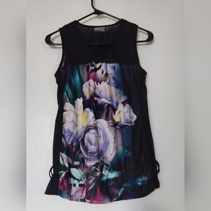 Nanette Lepore Multicolor Floral Tank Top
